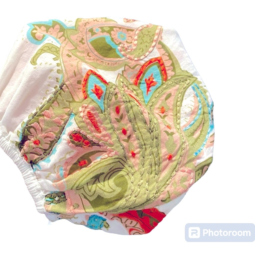 Boho embroidered beaded peasant blouse - Picture 4 of 7